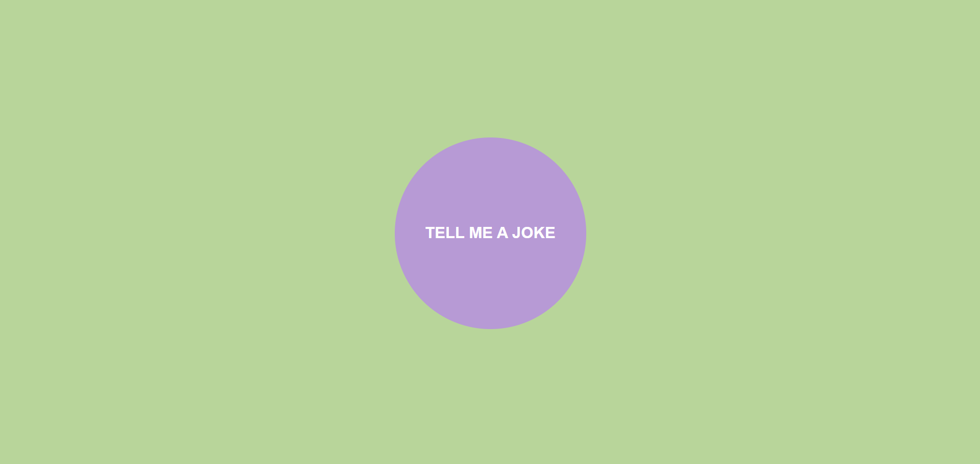 Joke Teller application interface showing a robot that tells jokes
